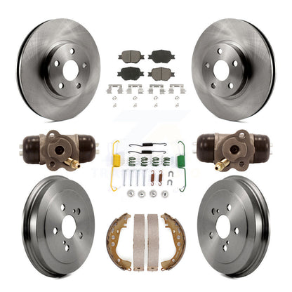 Kit de plaquettes et de tambours en céramique pour rotors de frein avant et arrière (9 pièces) pour Toyota Celic 2003-2005