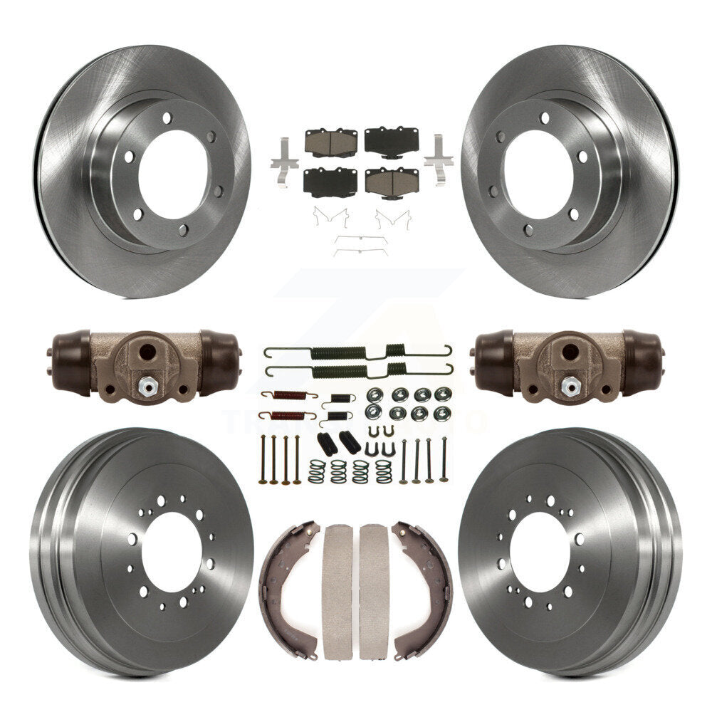 Kit de tambour à plaquettes en céramique pour Rotor de frein avant et arrière (9 pièces) pour Toyota 4Runner Limited/SR