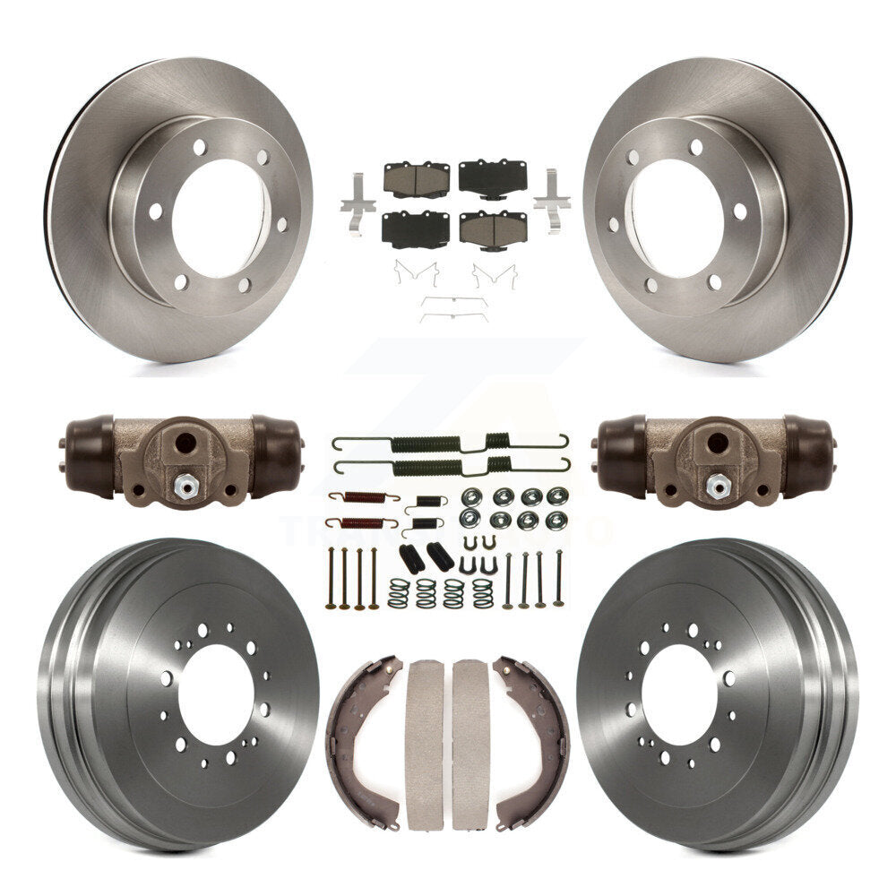 Kit de tambour à plaquettes en céramique pour Rotor de frein avant et arrière (9 pièces) pour Toyota 4Runner Limited/SR