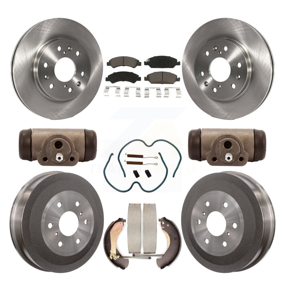 Kit de plaquettes et de tambour en céramique pour Rotor de frein avant et arrière (9 pièces) pour Chevrolet Silverado 150