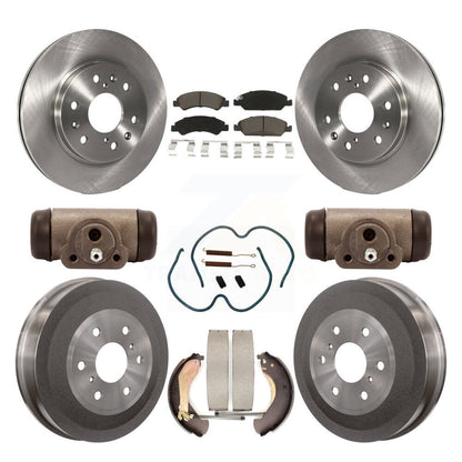 Kit de plaquettes et de tambour en céramique pour Rotor de frein avant et arrière (9 pièces) pour Chevrolet Silverado 150