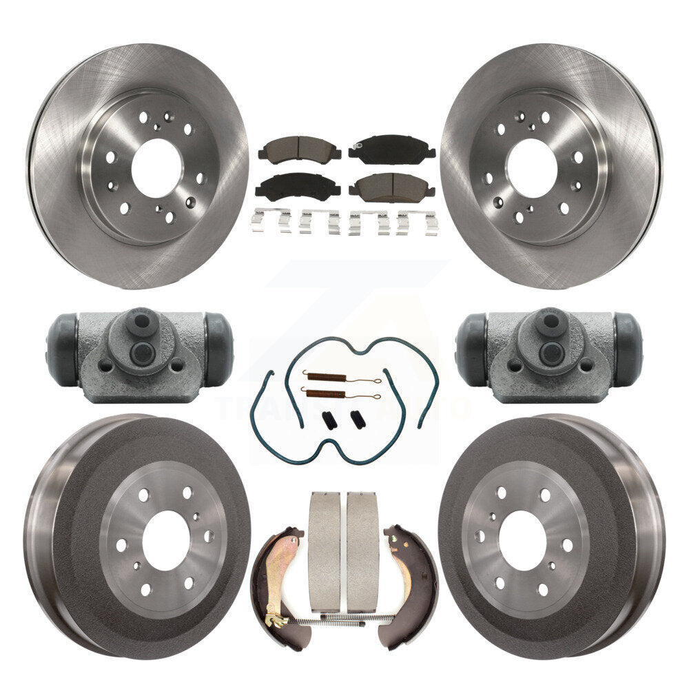 Kit de plaquettes et de tambour en céramique pour Rotor de frein avant et arrière (9 pièces) pour Chevrolet Silverado 150