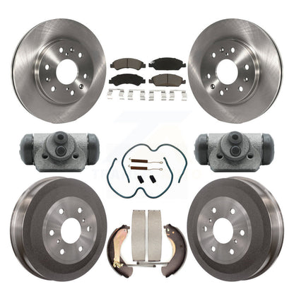 Kit de plaquettes et de tambour en céramique pour Rotor de frein avant et arrière (9 pièces) pour Chevrolet Silverado 150