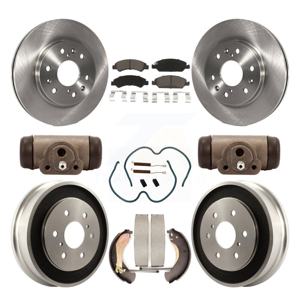 Kit de plaquettes et de tambour en céramique pour Rotor de frein avant et arrière (9 pièces) pour Chevrolet Silverado 150