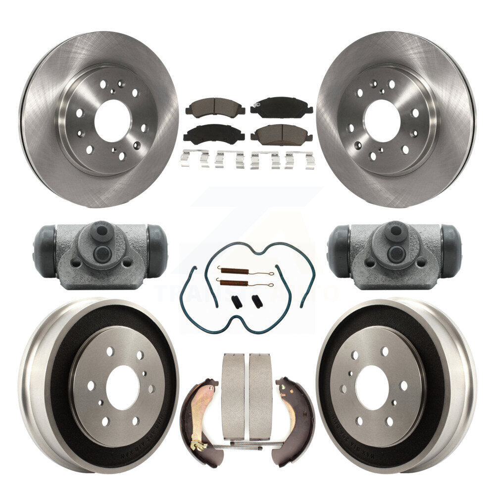 Kit de plaquettes et de tambour en céramique pour Rotor de frein avant et arrière (9 pièces) pour Chevrolet Silverado 150
