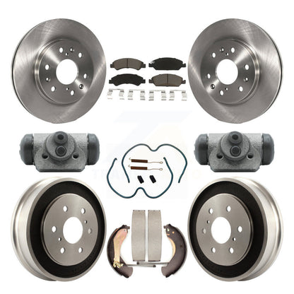 Kit de plaquettes et de tambour en céramique pour Rotor de frein avant et arrière (9 pièces) pour Chevrolet Silverado 150