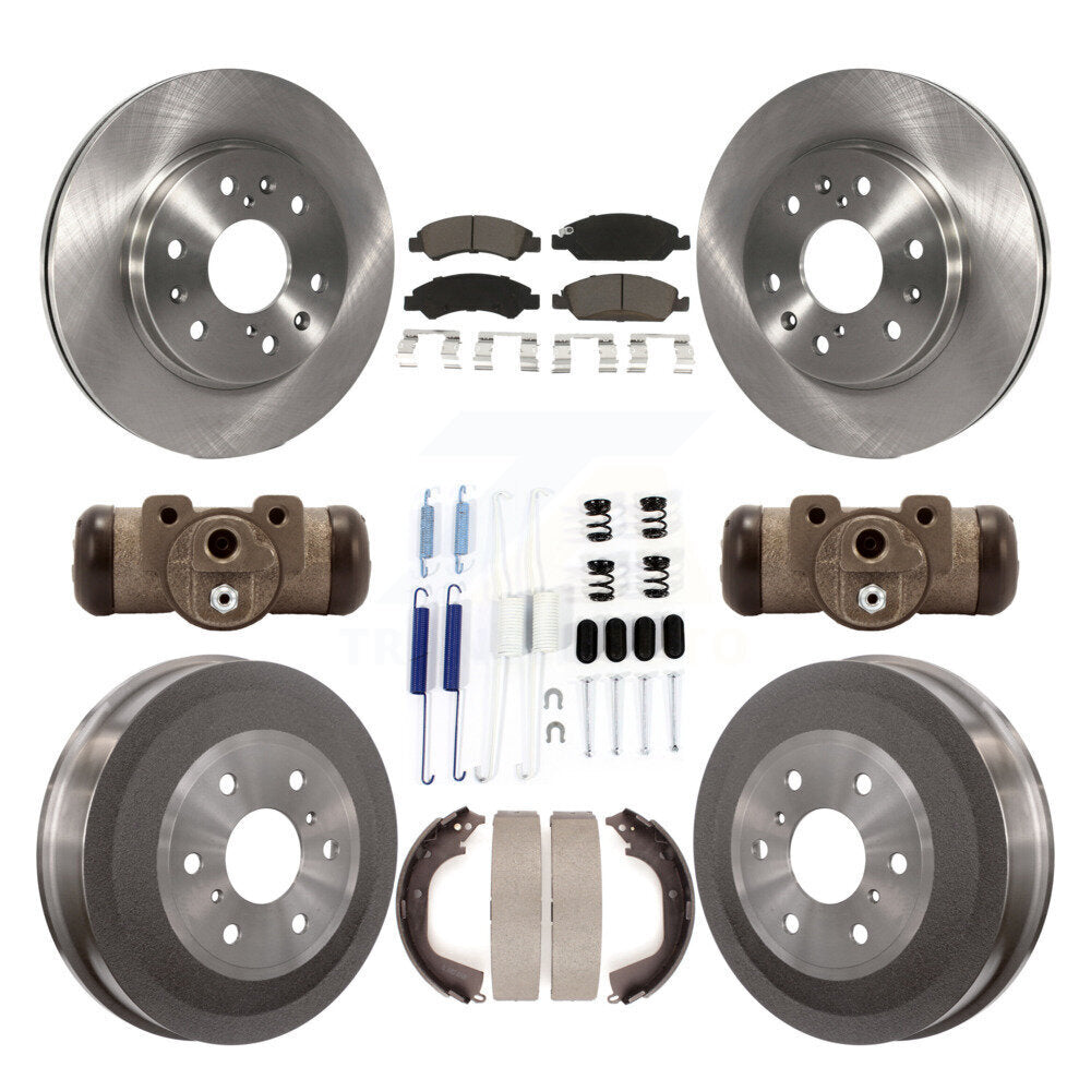 Kit de tambour de plaquettes en céramique de rotors de frein avant et arrière (9 pièces) pour GMC Sierra 1500 Chevrole