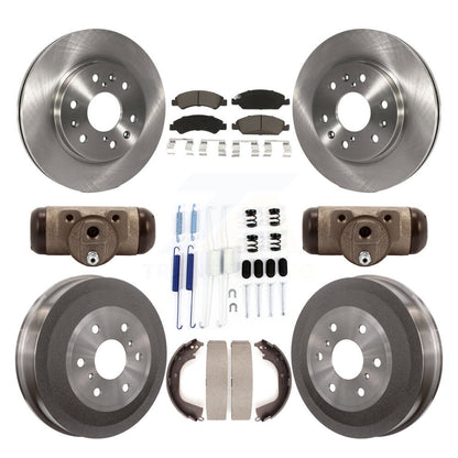 Kit de tambour de plaquettes en céramique de rotors de frein avant et arrière (9 pièces) pour GMC Sierra 1500 Chevrole