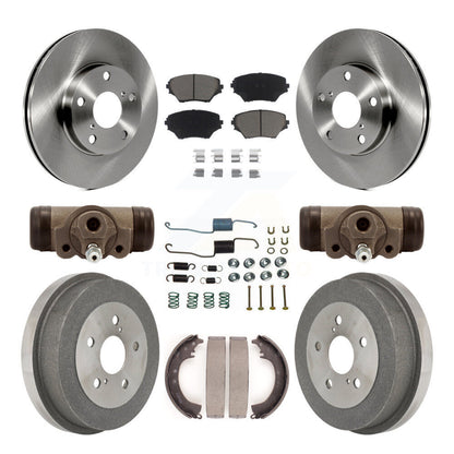 Kit de tambours à plaquettes en céramique pour rotors de frein avant et arrière (9 pièces) pour moteur à gaz Toyota RAV4 02