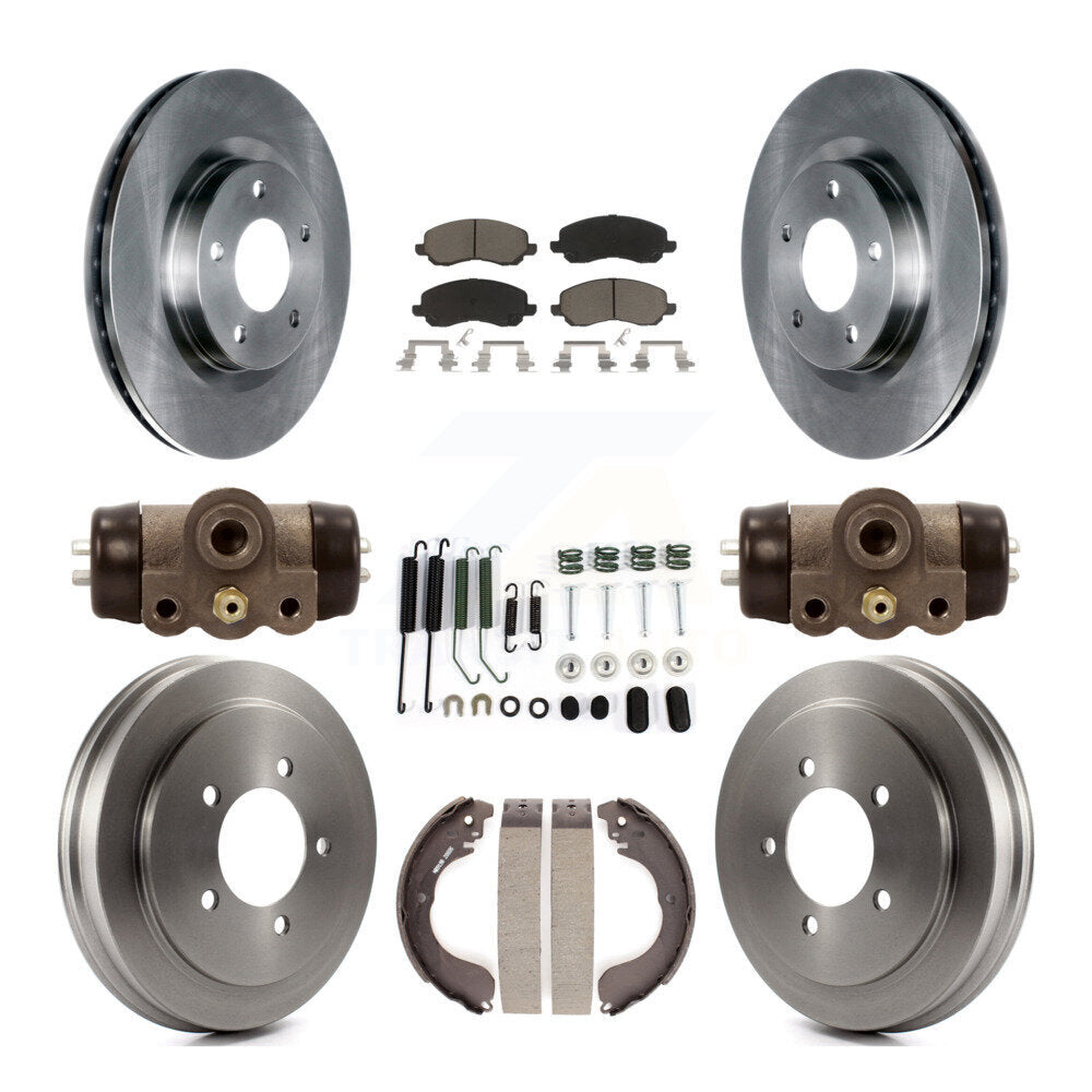 Kit de tambour de tampon en céramique de Rotor de frein avant et arrière (9 pièces) pour Jeep Patriot Compass Dodg