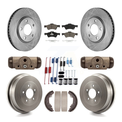 Kit de tambour à plaquettes en céramique pour Rotor de frein avant et arrière (9 pièces) pour Dodge Caravan Grand Town