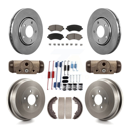 Kit de tambour à plaquettes en céramique pour Rotor de frein avant et arrière (9 pièces) pour Dodge Caravan Grand Town