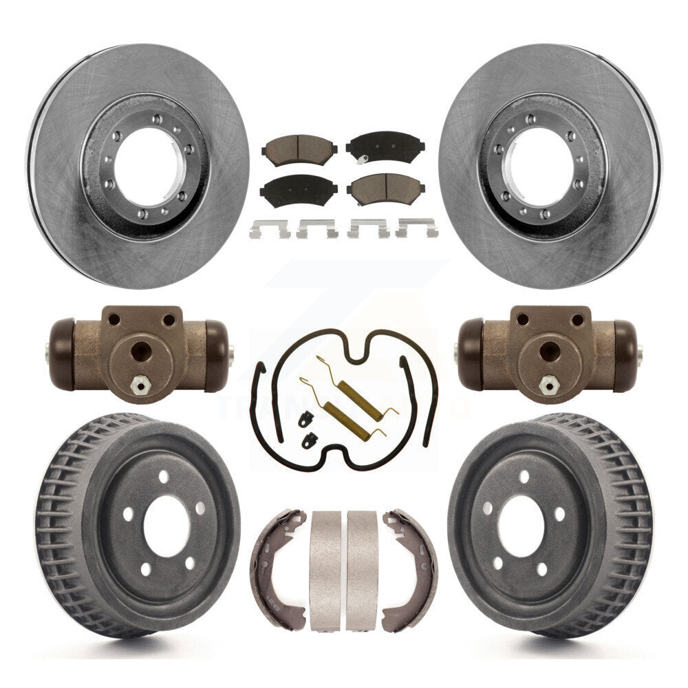 Kit de tambours à plaquettes en céramique pour rotors de frein avant et arrière (9 pièces) pour Pontiac Montana Chevrole