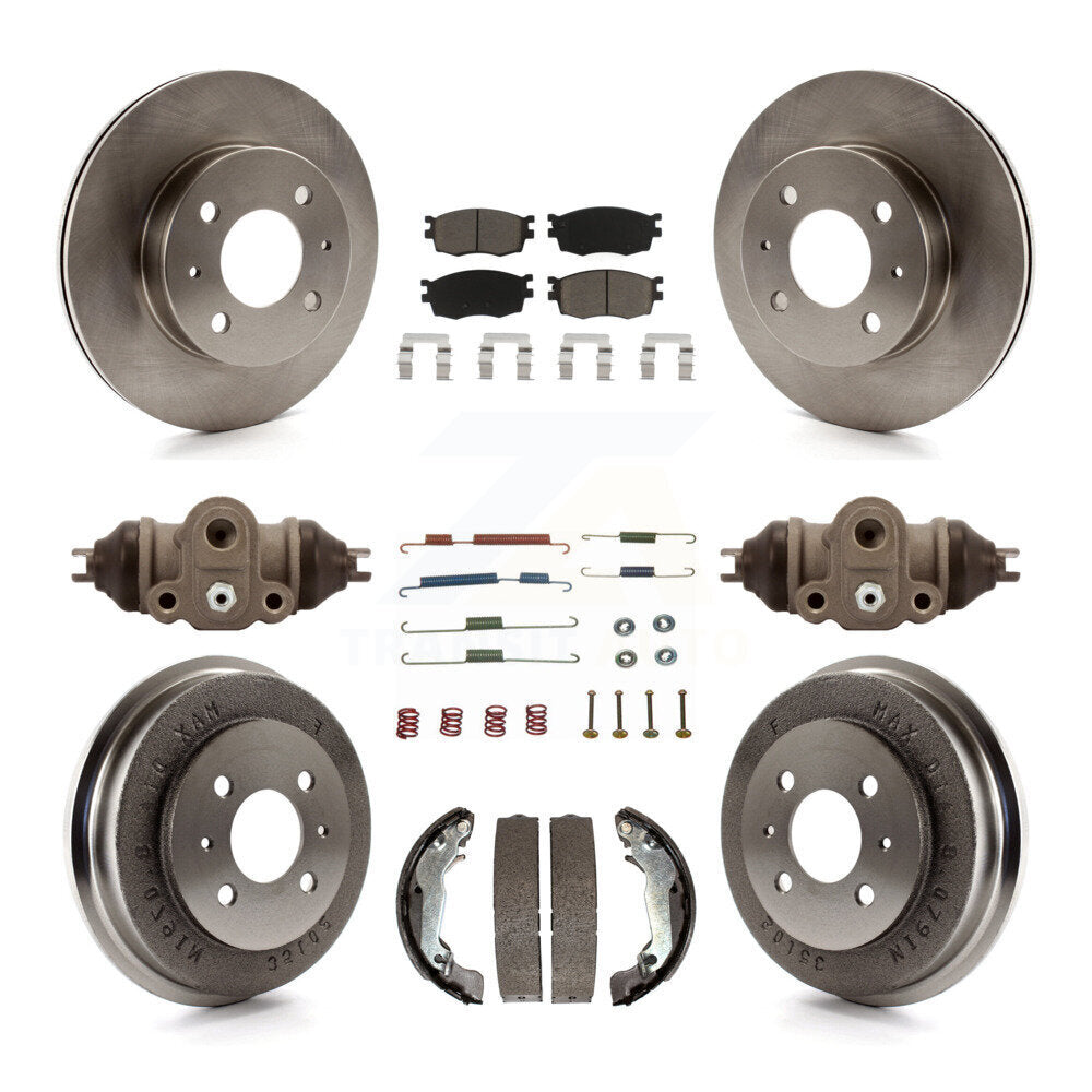 Kit de tambour de tampon en céramique de Rotor de frein avant et arrière (9 pièces) pour Hyundai Accent à 09 30 0