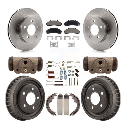 Kit de tambours à plaquettes en céramique pour rotors de frein avant et arrière (9 pièces) pour Ford Ranger 4W 2001-2002