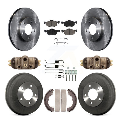 Kit de tambour de plaquettes en céramique de Rotors de frein avant et arrière (9 pièces) pour Ford Escape Mazda Tribut