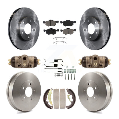 Kit de plaquettes et de tambour en céramique pour rotor de frein avant et arrière (9 pièces) pour Ford Escape Mercur 2007