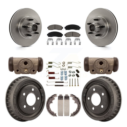 Kit de tambours à plaquettes en céramique pour rotors de frein avant et arrière (9 pièces) pour Ford Ranger RW 2006-2009
