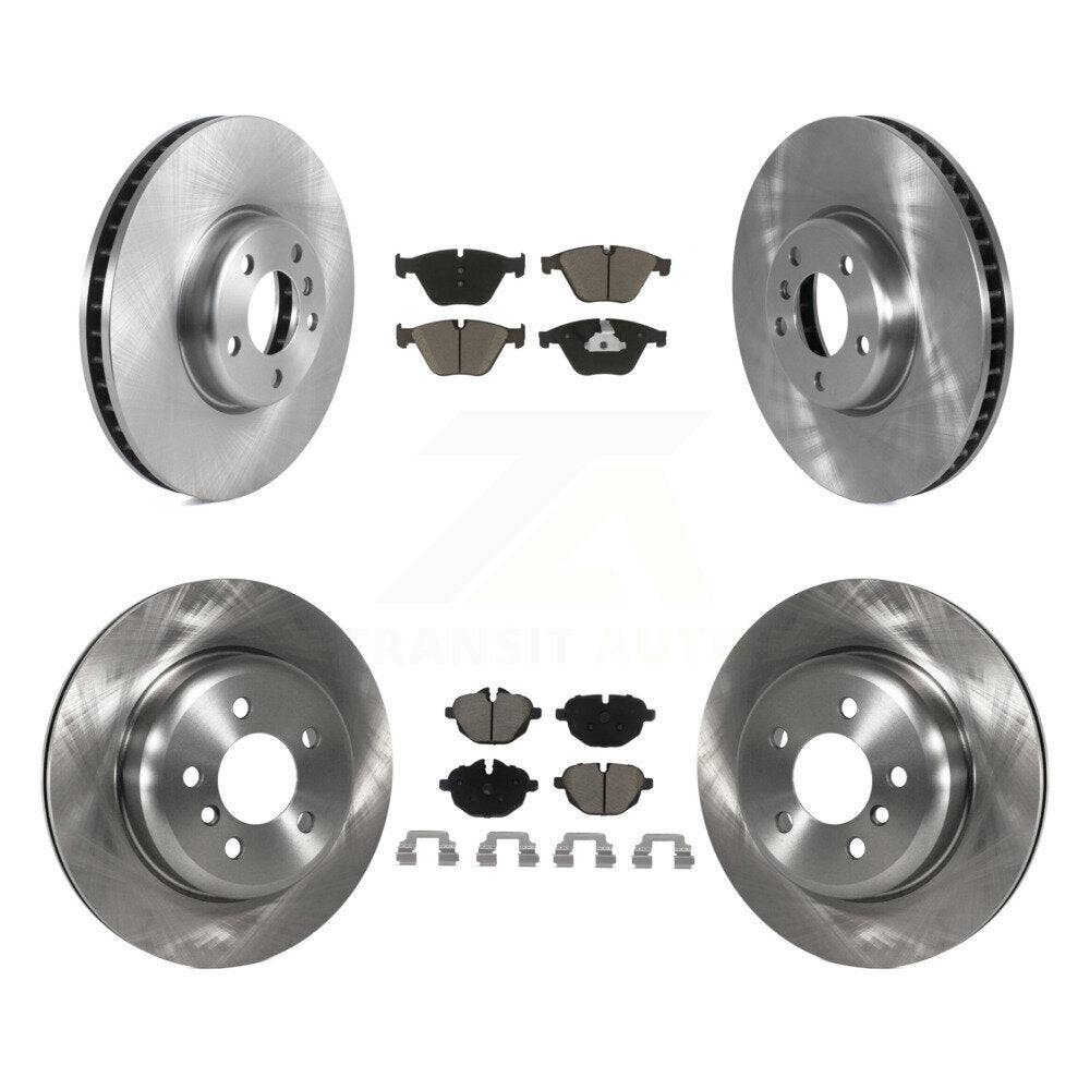 Kit de disques de frein à disque avant et arrière et plaquettes en céramique (6 pièces) pour BMW 535i K8C-102981