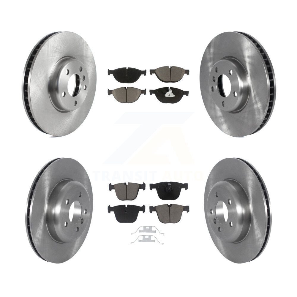 Kit de plaquettes en céramique pour Rotor de frein avant et arrière (6 pièces) pour BMW 535i GT xDrive 740Li 740i