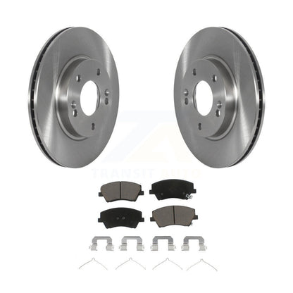Rotors de frein à disque avant et kit de plaquettes en céramique pour Hyundai Ioniq Kia Nir 2017 – 2022