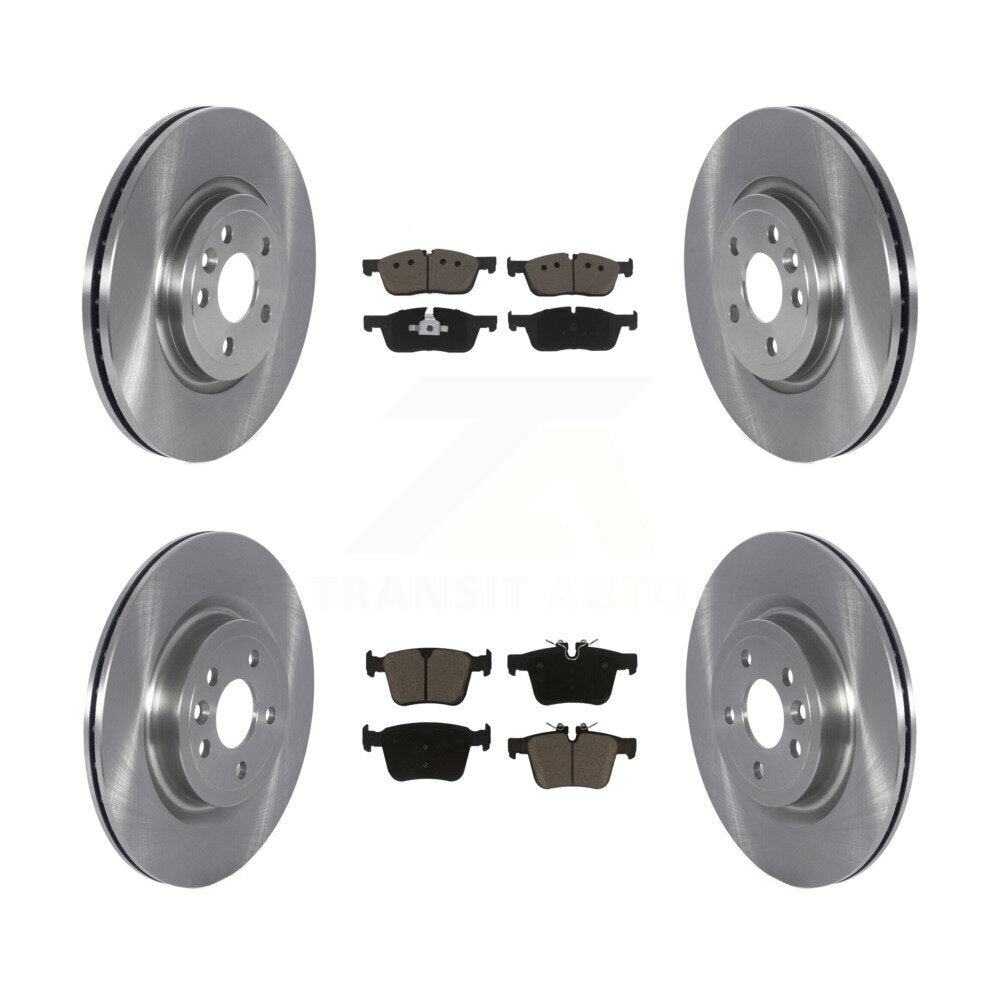 Kit de rotors de frein à disque avant et arrière et plaquettes en céramique pour Jaguar F-Pace K8C-102994