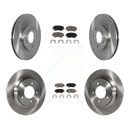 Kit de rotors de frein à disque avant et arrière et plaquettes en céramique, pour Hyundai Ioniq Kia Niro