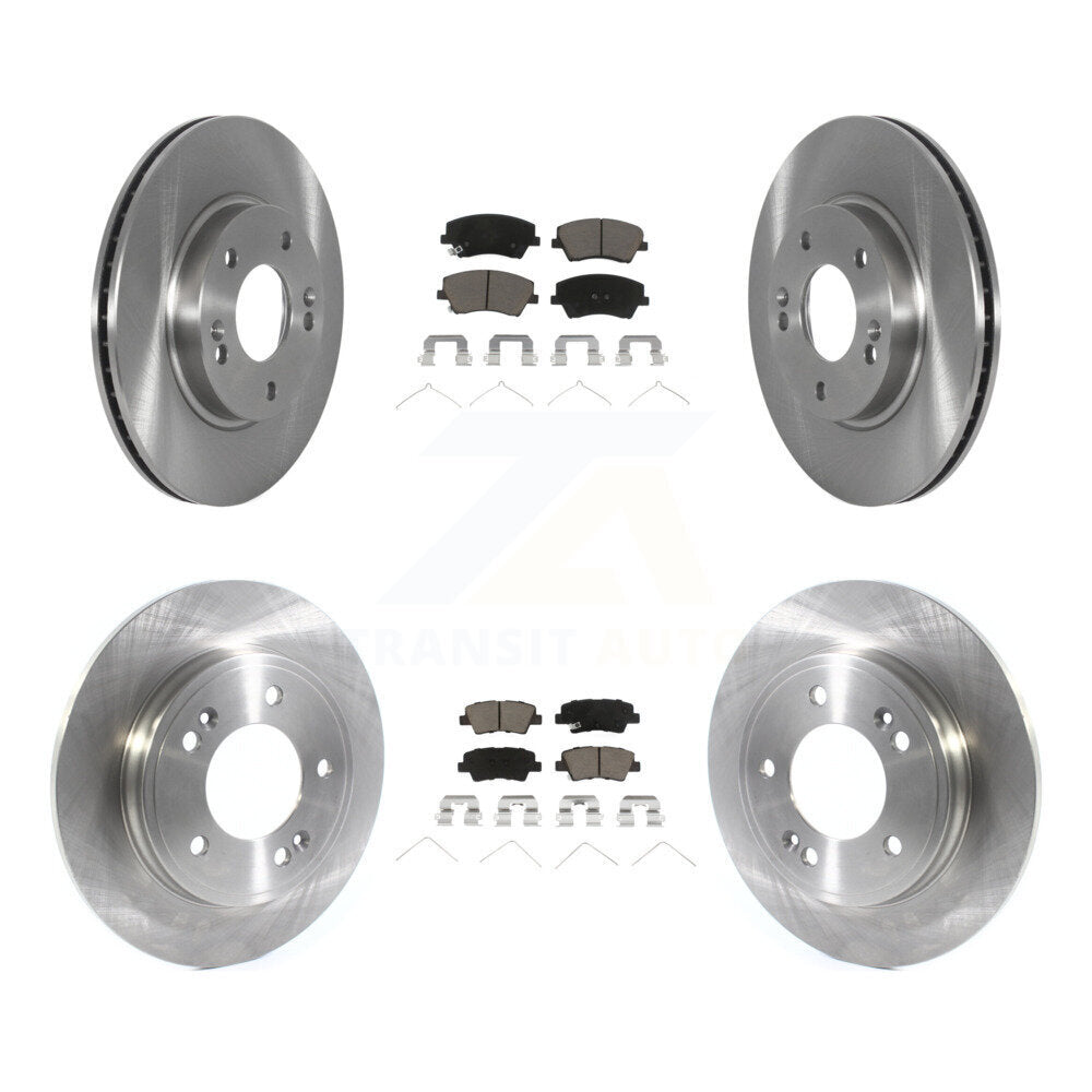 Kit de rotors de frein à disque avant et arrière et plaquettes en céramique, pour Hyundai Ioniq Kia Niro