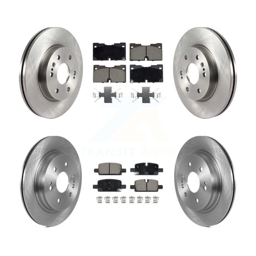 Kit de rotor de frein avant et arrière et plaquettes en céramique, pour Chevrolet GMC Silverado 1500 Sierr