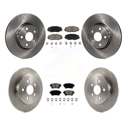 Kit de rotors de frein à disque avant et arrière et plaquettes en céramique pour Toyota Corolla 2019 1,8 l
