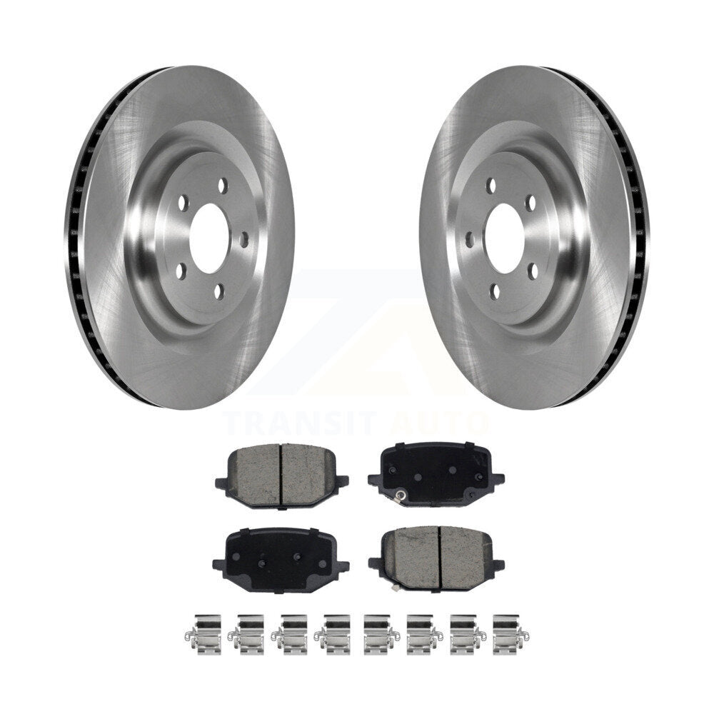 Rotor de frein à disque arrière et Kit de plaquettes en céramique pour Ford Explorer Lincoln Aviator Polic