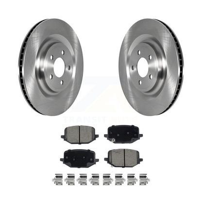 Rotor de frein à disque arrière et Kit de plaquettes en céramique pour Ford Explorer Lincoln Aviator Polic