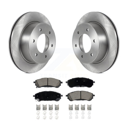 Kit de rotors de frein à disque arrière et de plaquettes en céramique pour Ford Ranger 2019-2023 K8C-10305