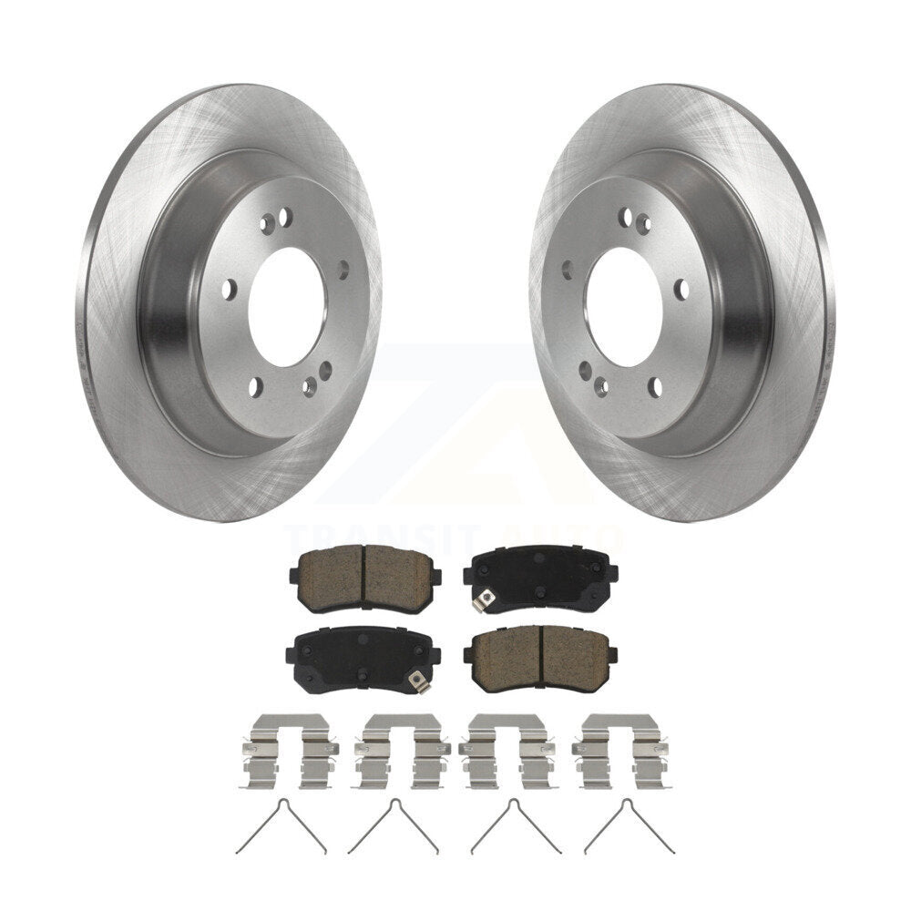 Kit de disques de frein à disque arrière et plaquettes en céramique pour Hyundai Kona K8C-103051