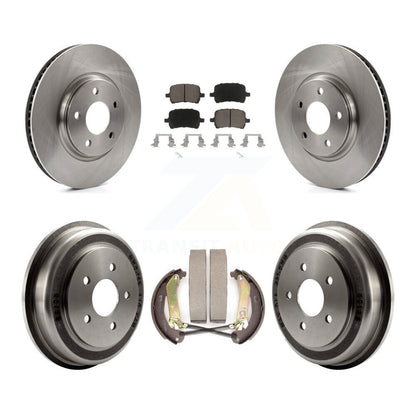 Rotors de frein à disque avant et arrière, plaquettes en céramique et Kit de batterie pour Chevrolet Malibu