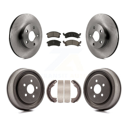 Rotors de frein à disque avant et arrière, plaquettes en céramique et Kit de batterie pour Chevrolet Cavalier