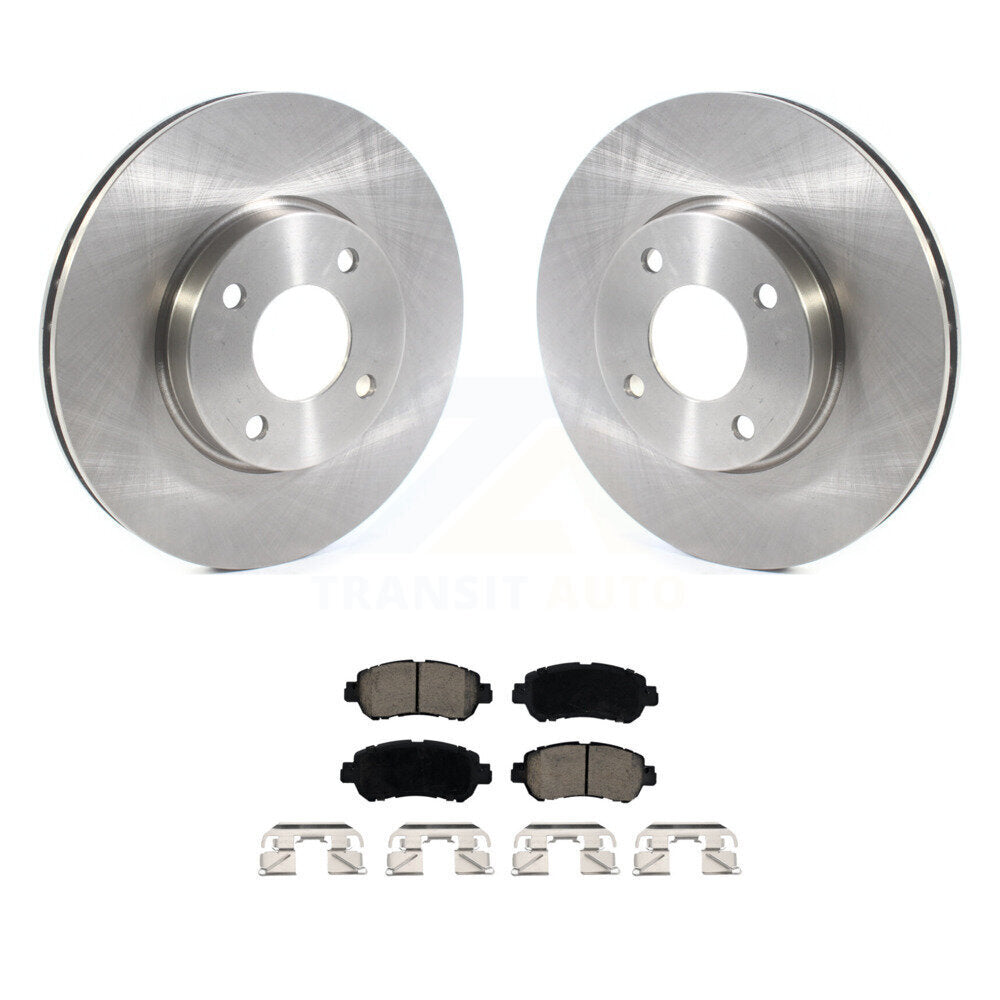 Kit de disques de frein à disque avant et plaquettes en céramique pour Nissan kick Versa K8C-103085