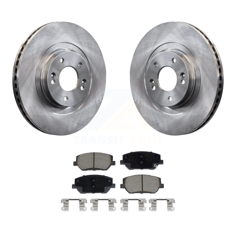 Kit de rotors de frein à disque avant et de plaquettes en céramique pour Hyundai Santa Fe 2019-2020