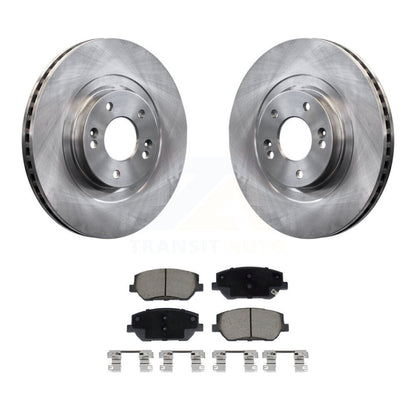 Kit de rotors de frein à disque avant et de plaquettes en céramique pour Hyundai Santa Fe 2019-2020