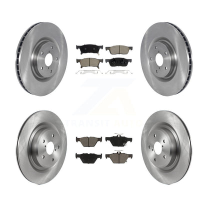 Kit de disques de frein à disque avant et arrière et plaquettes en céramique pour Subaru Ascent 2019 – 2024