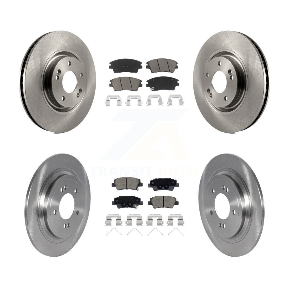 Kit de rotor de frein avant et arrière et plaquettes en céramique pour Kia Sportage Turbocharge 2017 – 2022