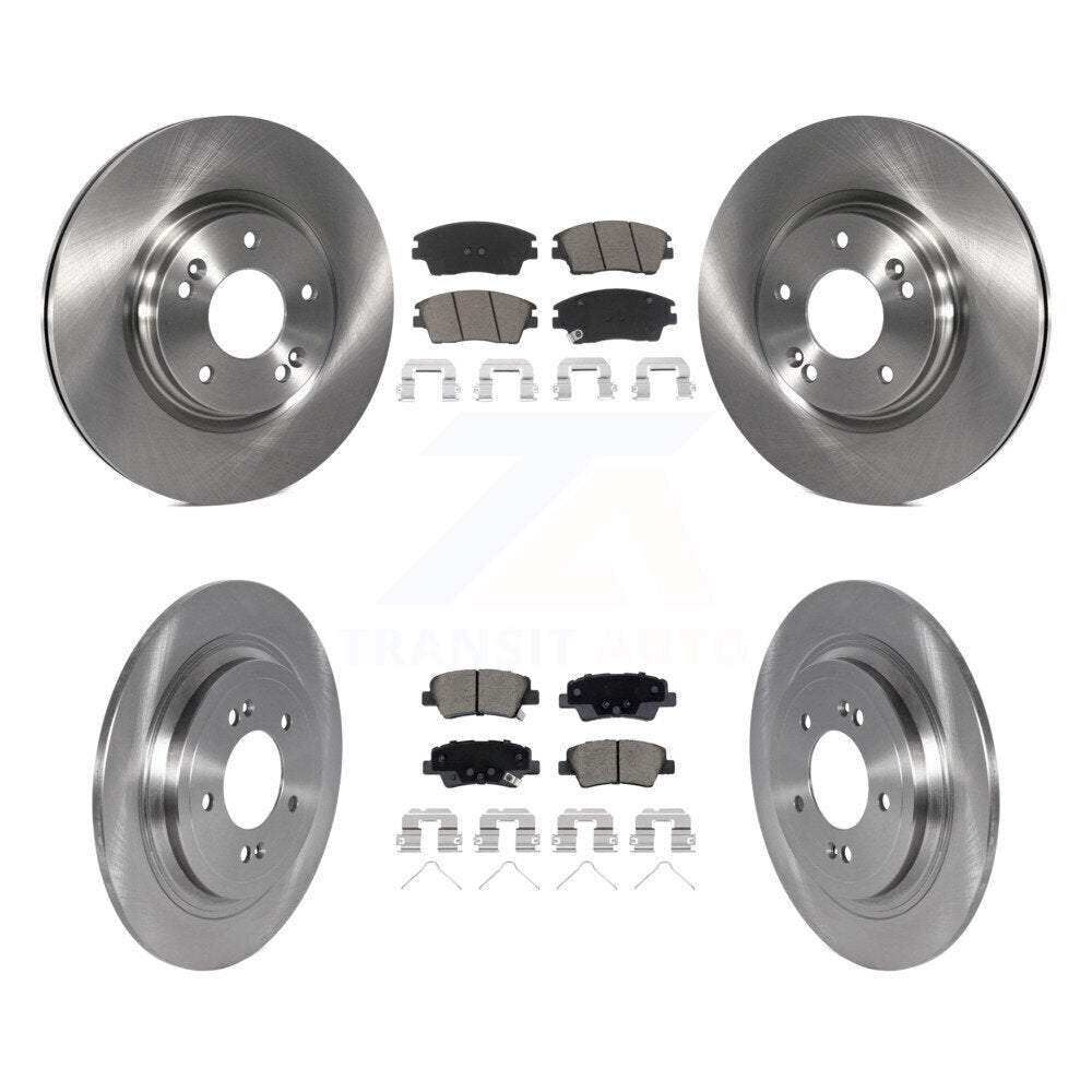 Rotors de frein à disque avant et arrière et Kit de plaquettes en céramique pour Kia Sportage Hyundai Tucso
