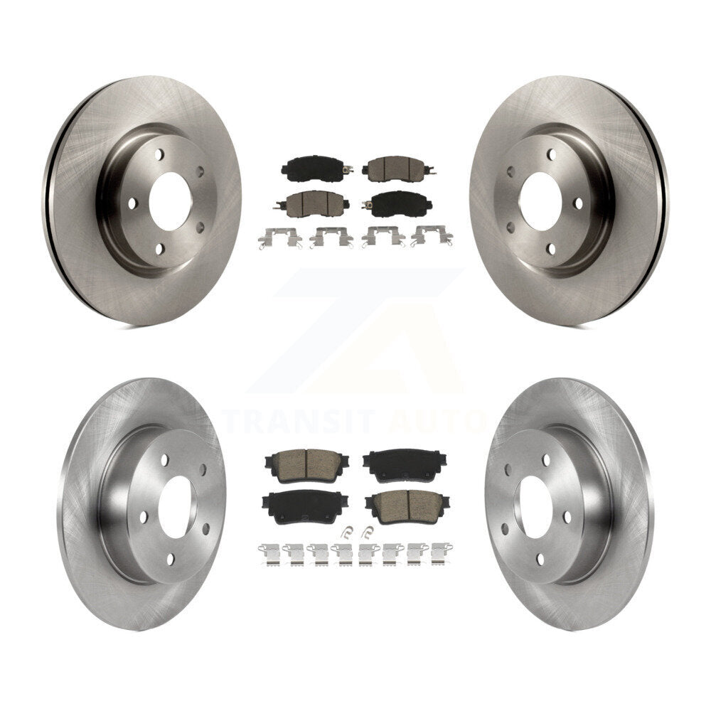 Kit de rotors de frein à disque avant et arrière et plaquettes en céramique pour Nissan Altima K8C-103093
