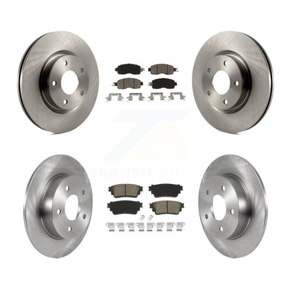Kit de rotors de frein à disque avant et arrière et plaquettes en céramique pour Nissan Altima K8C-103093