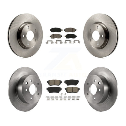 Rotors de frein à disque avant et arrière et kit de plaquettes en céramique pour Nissan Altima AW 2019 – 2020