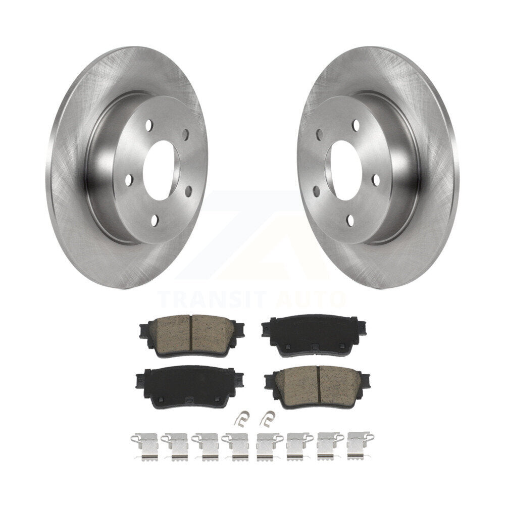 Kit de disques de frein à disque arrière et plaquettes en céramique pour Nissan kick Altima K8C-103097