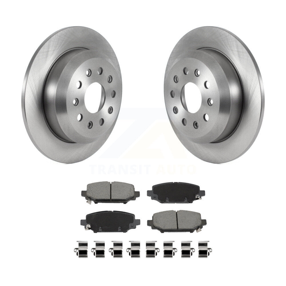 Kit de disques de frein à disque arrière et de plaquettes en céramique pour Jeep Wrangler Sport 2018 – 2020