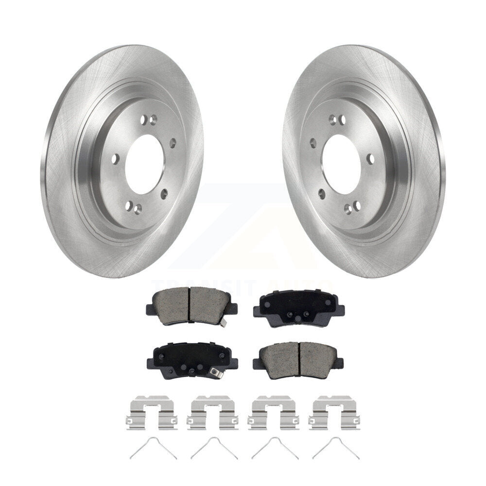 Kit de rotor de frein arrière et de plaquettes en céramique pour Kia Cadenza avec stationnement électrique