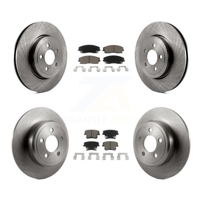 Kit de plaquettes en céramique pour Rotor de frein avant et arrière, pour Dodge Charger RWD 2015 – 2018 avec 3.6