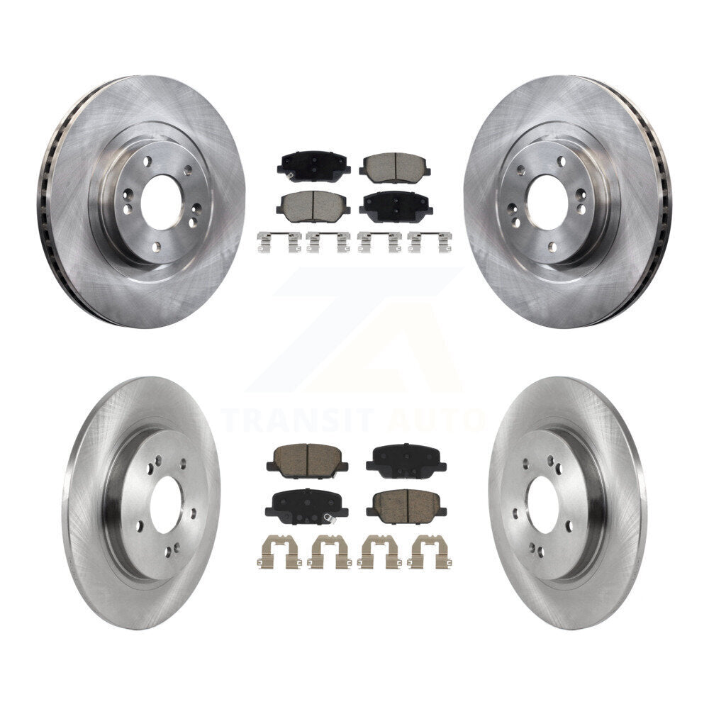 Kit de rotors de frein à disque avant et arrière et plaquettes en céramique pour Hyundai Santa F 2019 – 2020